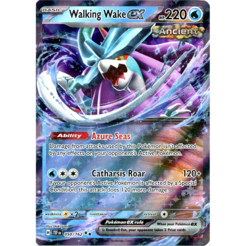 walking wake ex pokemon card Walking Wake ex TEF 050/162