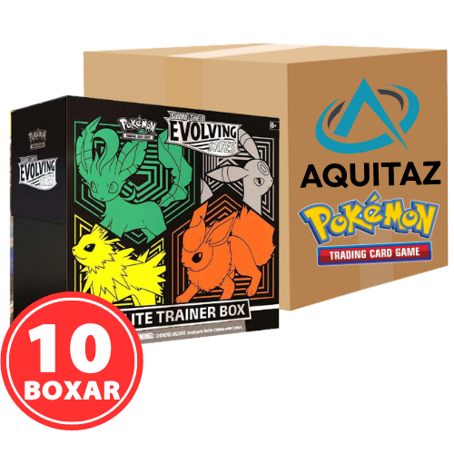 pokemon trading card games evolving skies elite trainer box Pokémon Sword & Shield: Evolving Skies Elite Trainer Box (Leafeon/
