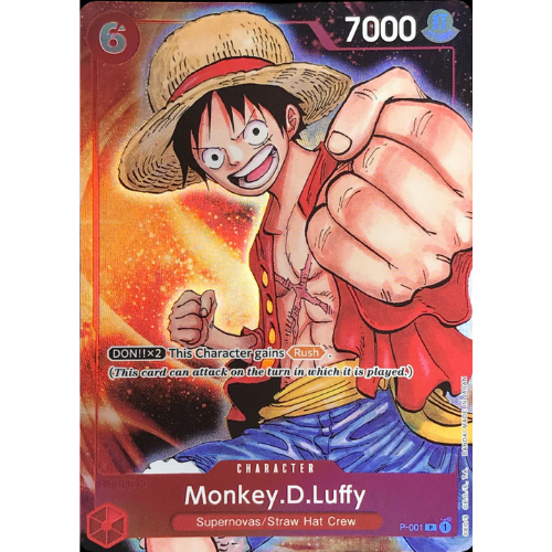 Monkey D. Luffy P-001 P - One Piece Card
