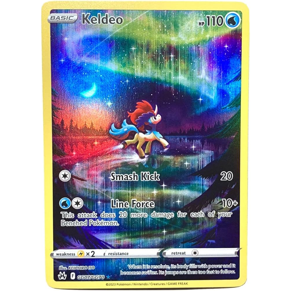keldeo pokemon card Keldeo GG07/GG70