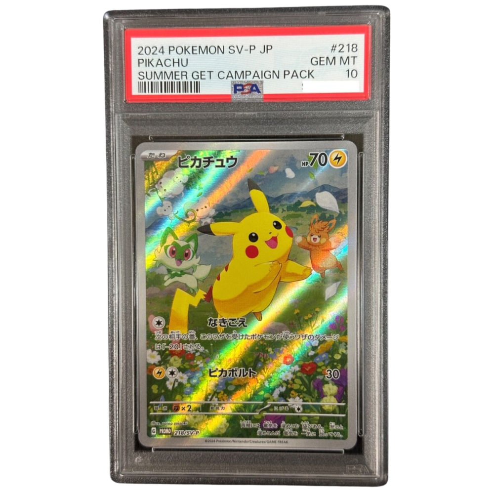 PSA 10 Pikachu 218/SV-P