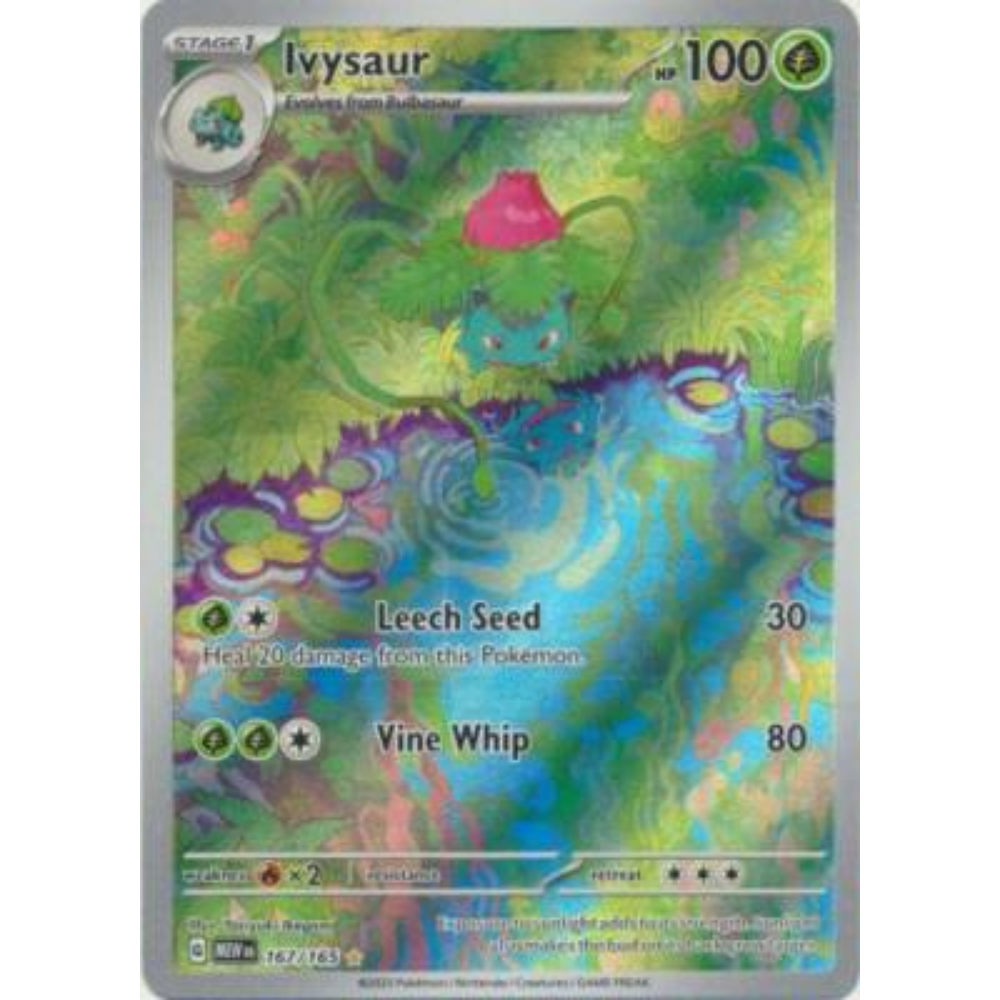 ivysaur pokemon card value Ivysaur MEW 167/165