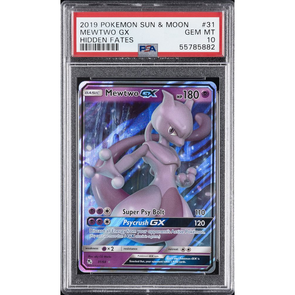PSA 10 Mewtwo GX HIF 31/60