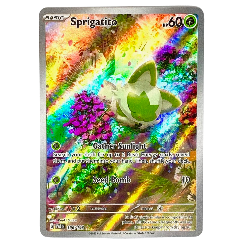 graded dragon ball super cards Sprigatito PAL 196/193