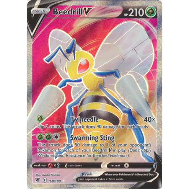 Beedrill V SWSH10 160/189