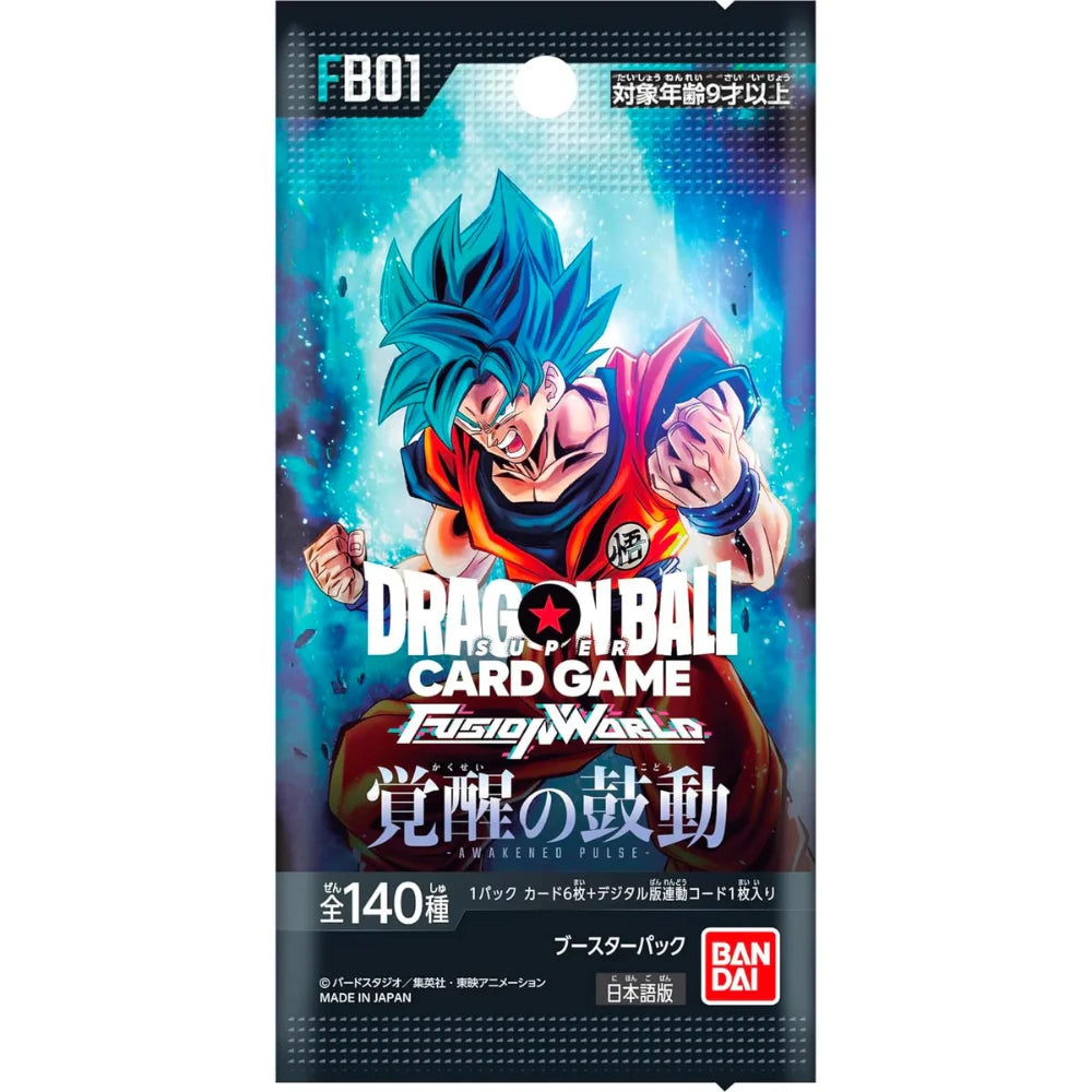 Dragon Ball Super (FB01) Fusion World: Awakened Pulse Booster Pack (6