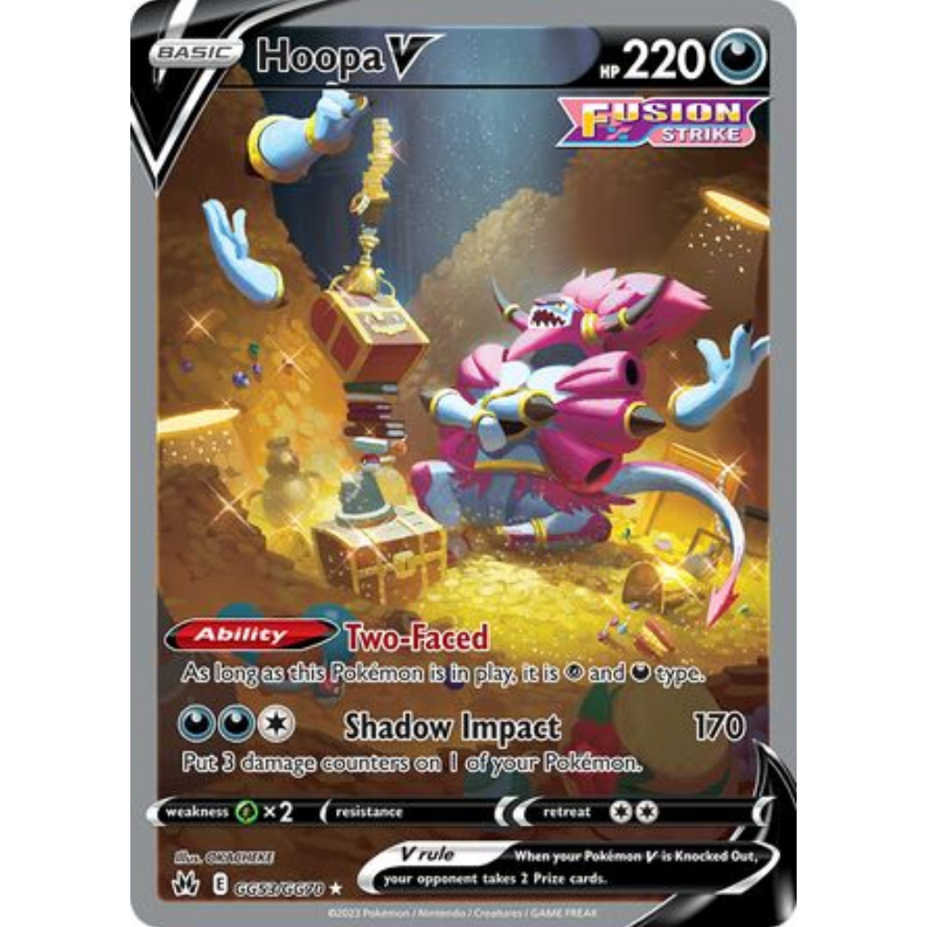 pokemon cards hoopa Hoopa V CRZ GG53/GG70