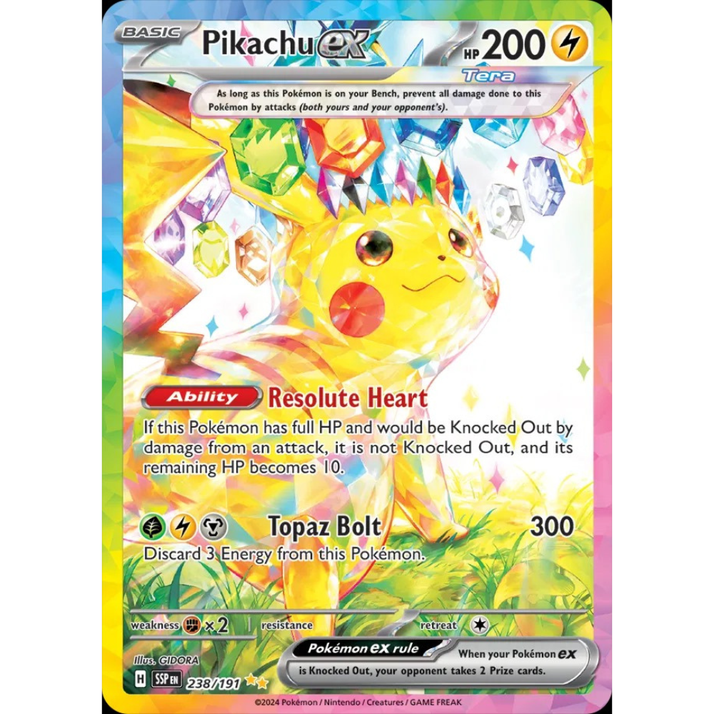 Pikachu ex SSP 238/191