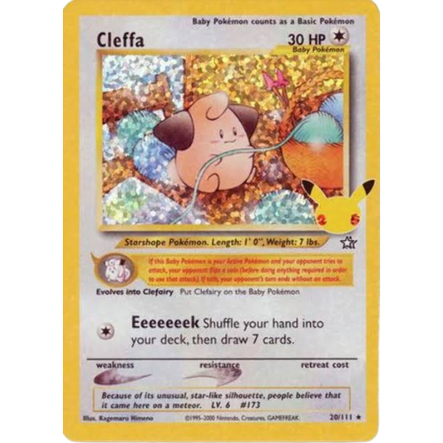 clb pokemon cards Cleffa CLB 020/111 Holo