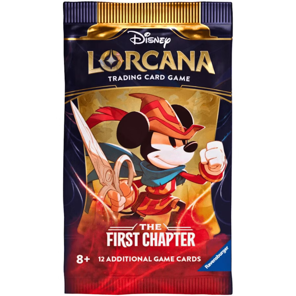 first chapter lorcana cards Disney Lorcana The First Chapter Booster Pack (12 Cards) (ENG)