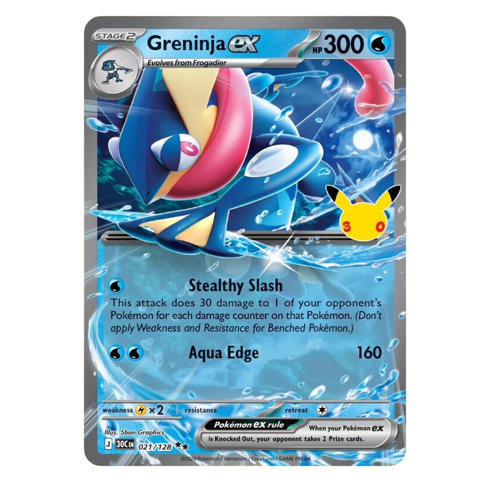 Greninja EX 30C 021/128 RR (ENG)