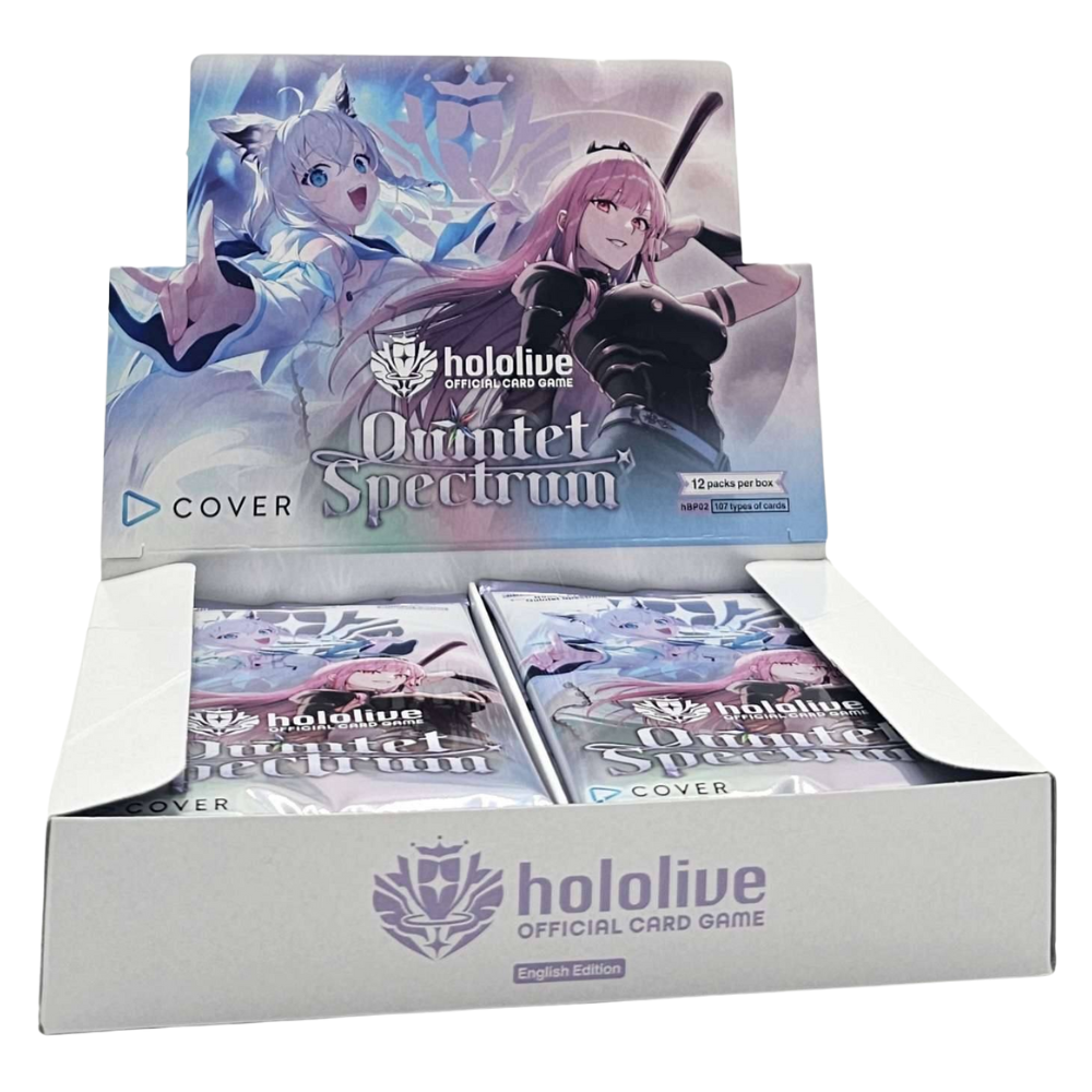 hololive booster box english Hololive: Quintet Spectrum Booster Display (12 Pack) (ENG)