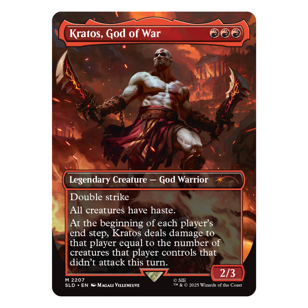 Magic The Gathering: Secret Lair x God of War Greek Non Foil (5 Cards)