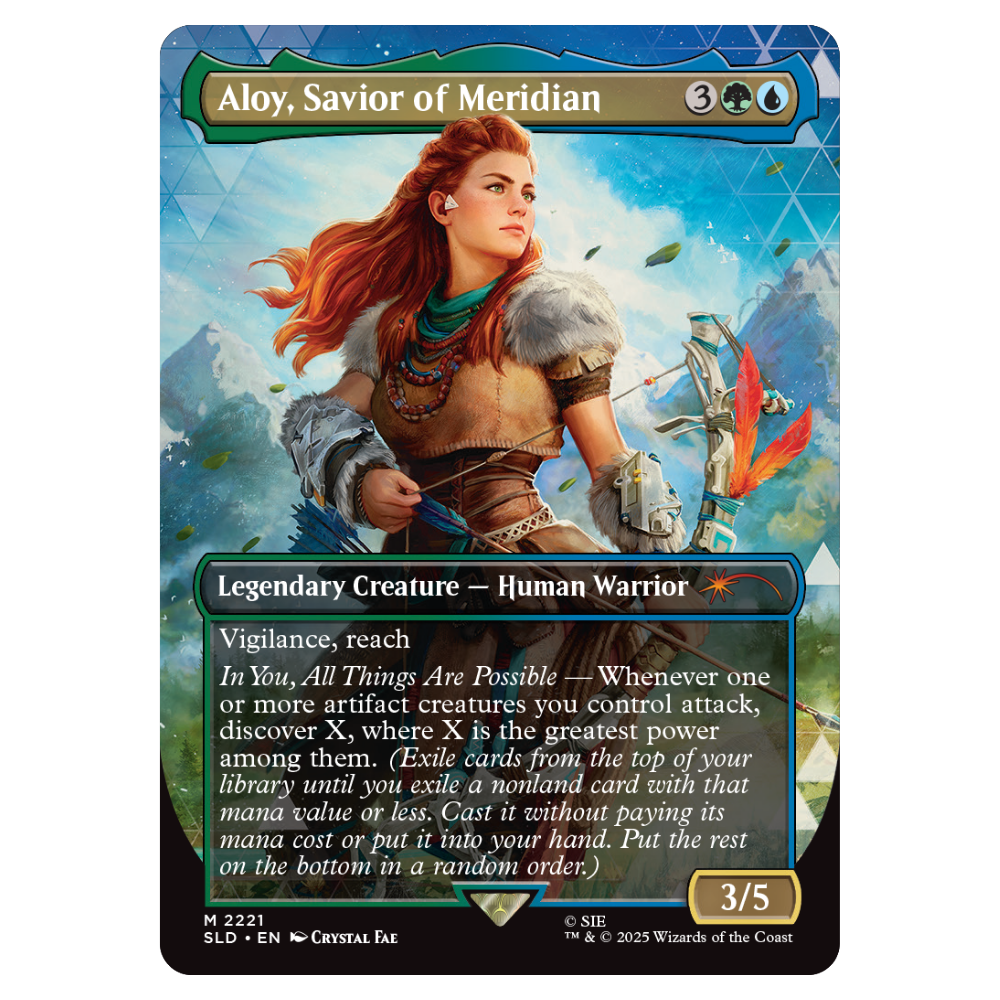 aloy mtg card Aloy, Savior of Meridian 2221 M (ENG)