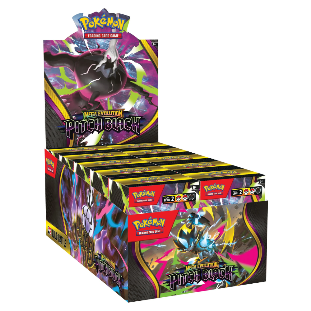 Pokémon Mega Evolution: Pitch Black Build & Battle Sealed Case (10 Box