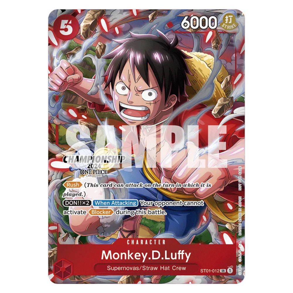 one piece card game st01-012 Monkey.D.Luffy ST01-012 SR (ENG)