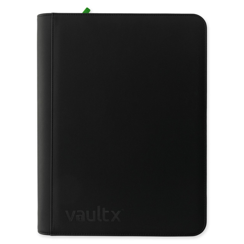 Vault X: EXO-TEC Zip Binder – 16-Pocket (Black) (1088 Cards)