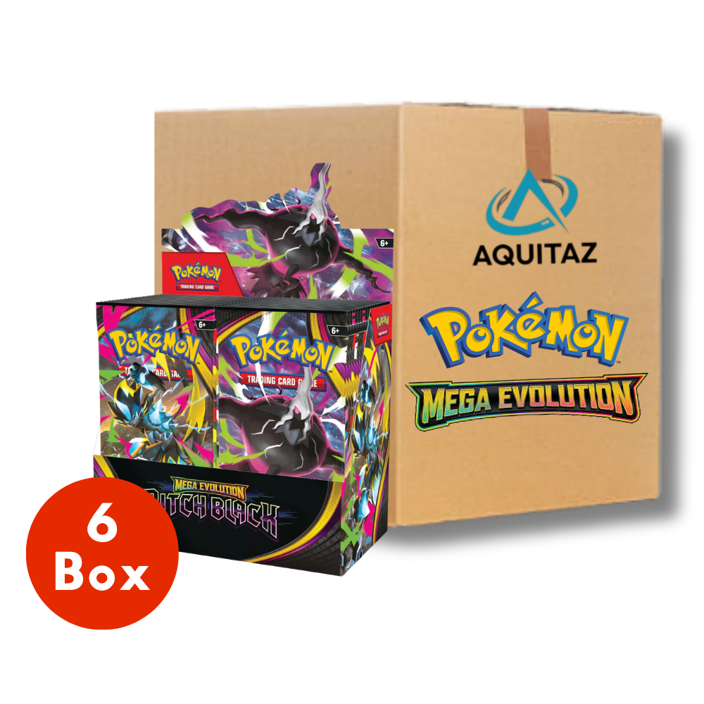 multiverse legends booster box Pokémon Mega Evolution: Pitch Black Booster Display Sealed Case (6 Box