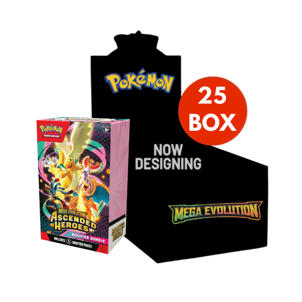 Pokemon Mega Evolution: Ascended Heroes Booster Bundle Case (25 Boxes) Pokemon Mega Evolution: Ascended Heroes Booster Bundle Case (25 Boxes)