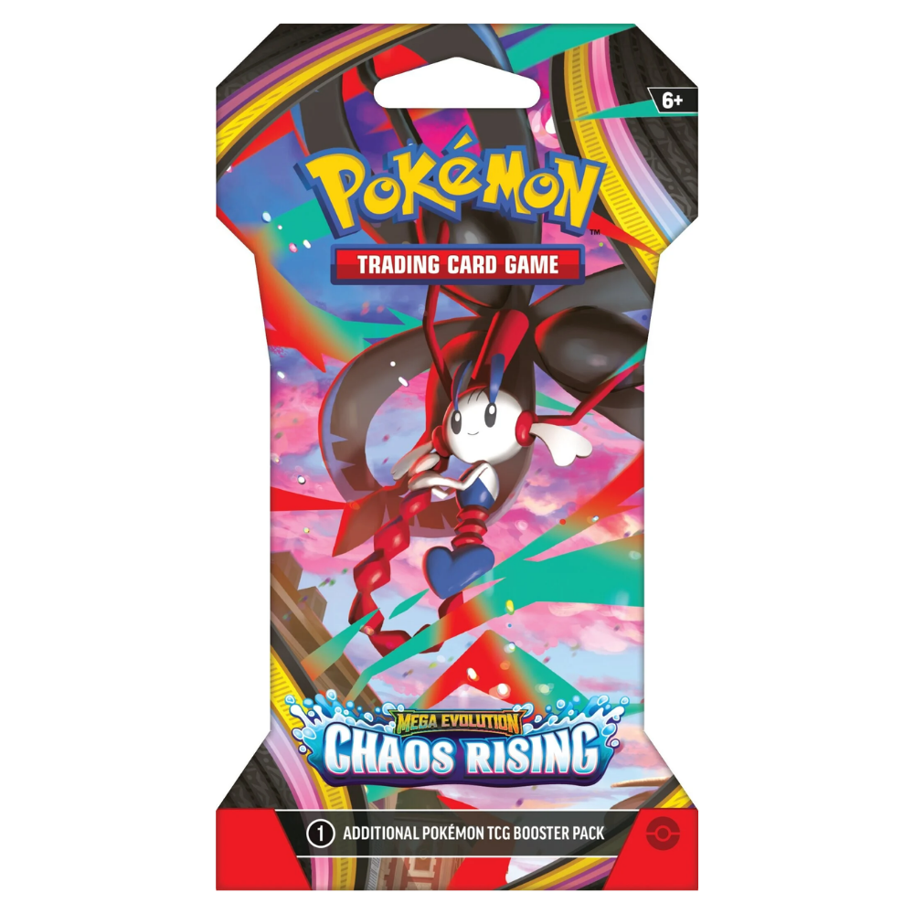 Pokemon Mega Evolution: Chaos Rising Sleeved Booster Pack (10 Cards) (ENG) Pokemon Mega Evolution: Chaos Rising Sleeved Booster Pack (10 Cards) (ENG)