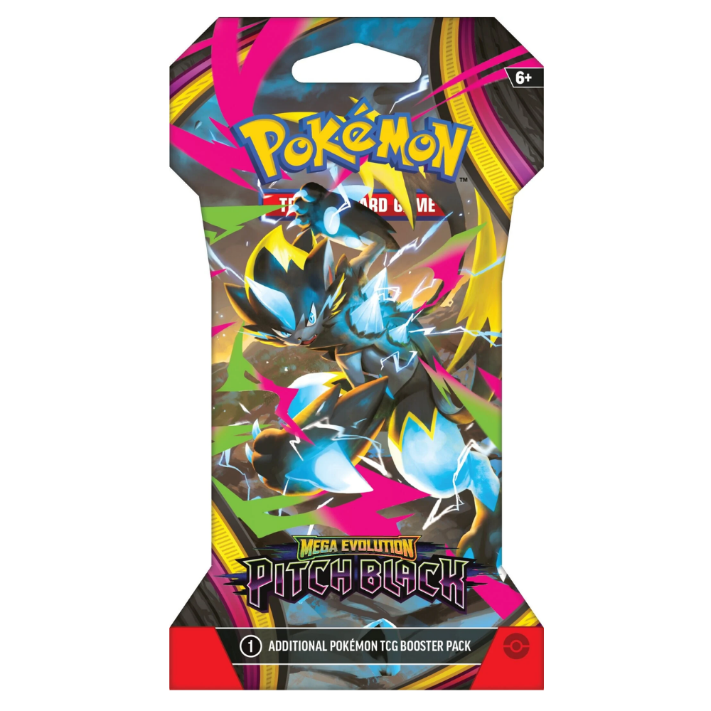 Pokemon Mega Evolution: Pitch Black Sleeved Booster Pack (10 Cards) (ENG) Pokemon Mega Evolution: Pitch Black Sleeved Booster Pack (10 Cards) (ENG)
