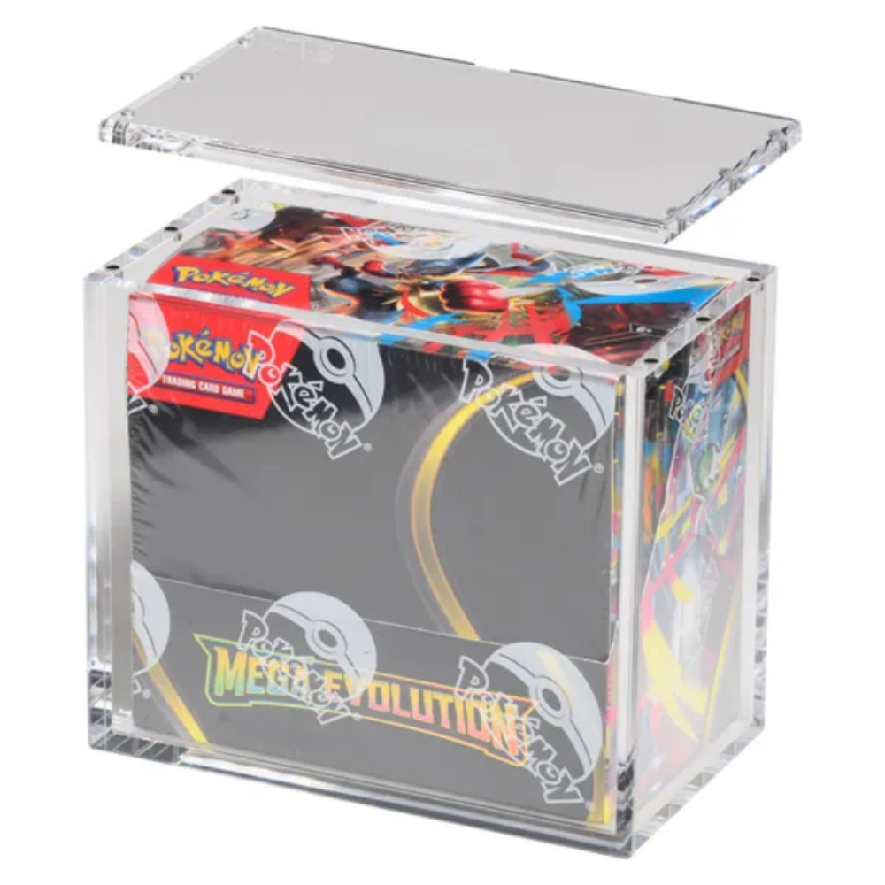 pokemon 2025 halloween cards The Acrylic Box: Pokemon Booster Display Acrylic Case (ENG)