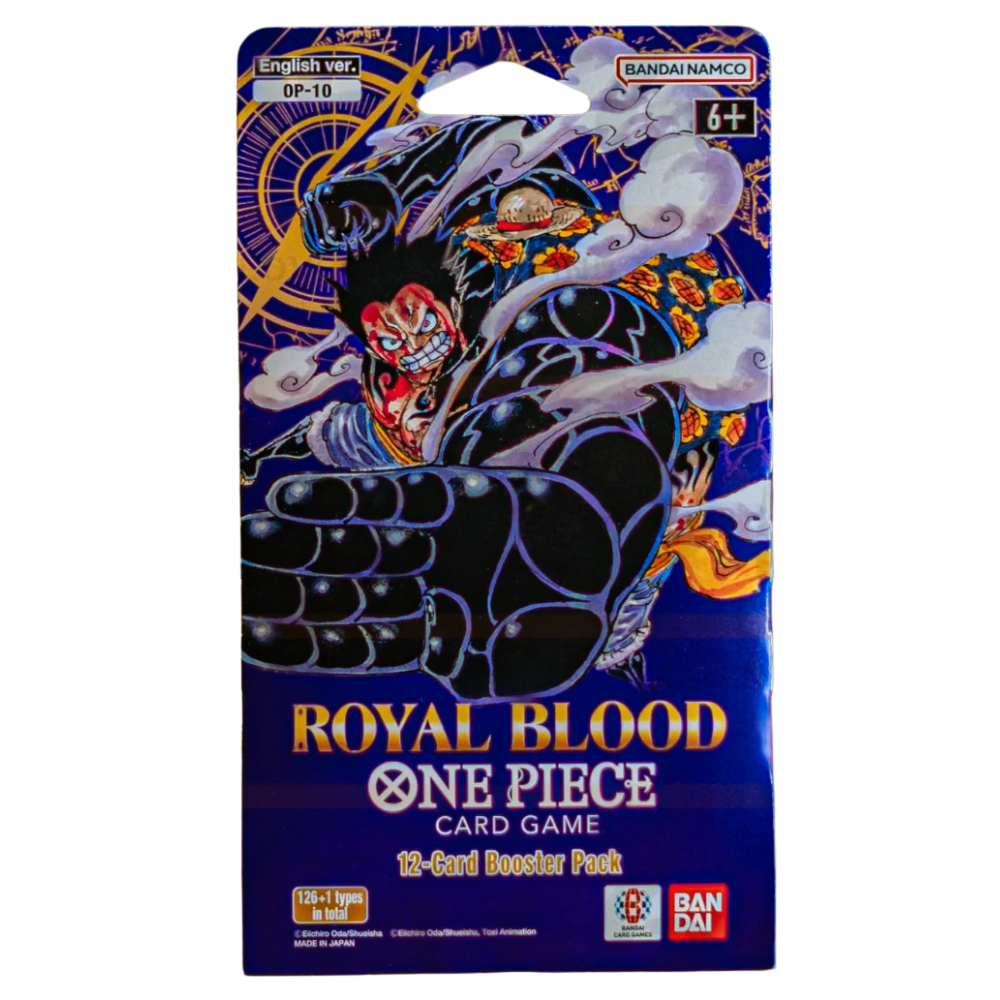 one piece card game booster pack -royal blood- One Piece: (OP 10) Royal Blood Sleeved Booster Pack (12 Cards) (ENG)