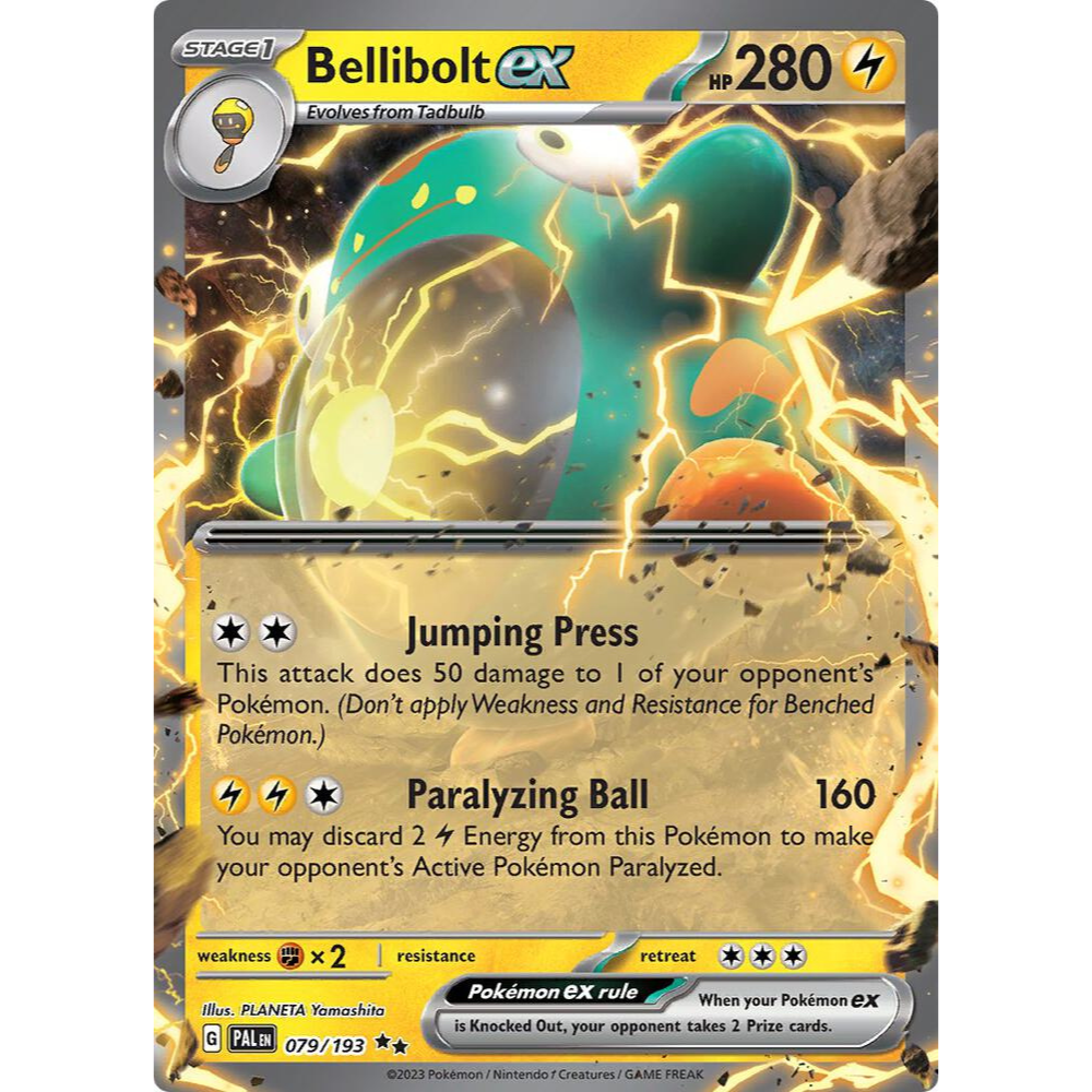 Bellibolt ex SV02 079/193 PAL - Pokemon card