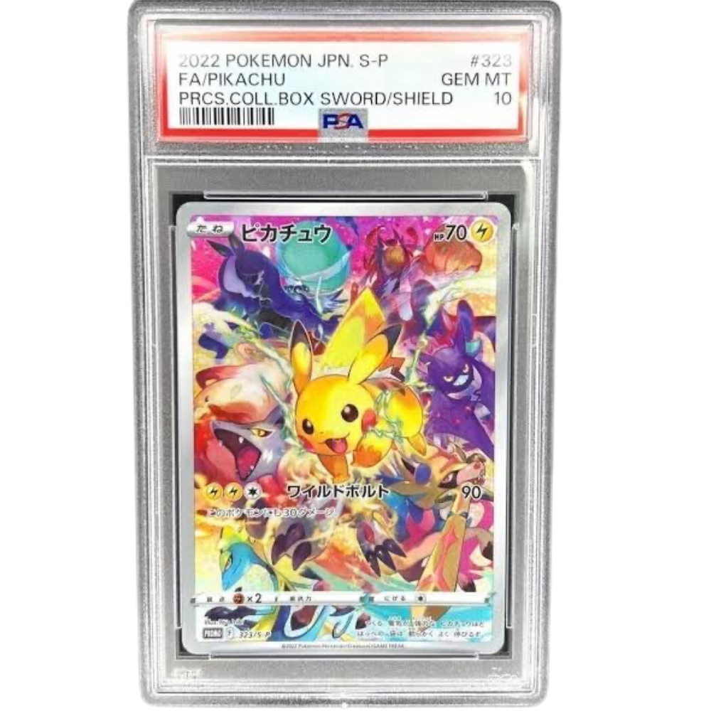 Store Pokemon ______'s Pikachu PSA 10