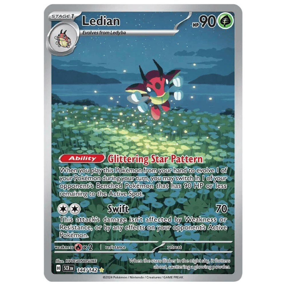 ledian pokemon card - Sword & Shield - Chilling Reign - - 005/198 Weakness Fire 2 Resistance None None Retreat Cost Pokemon TCG - Reverse Holo