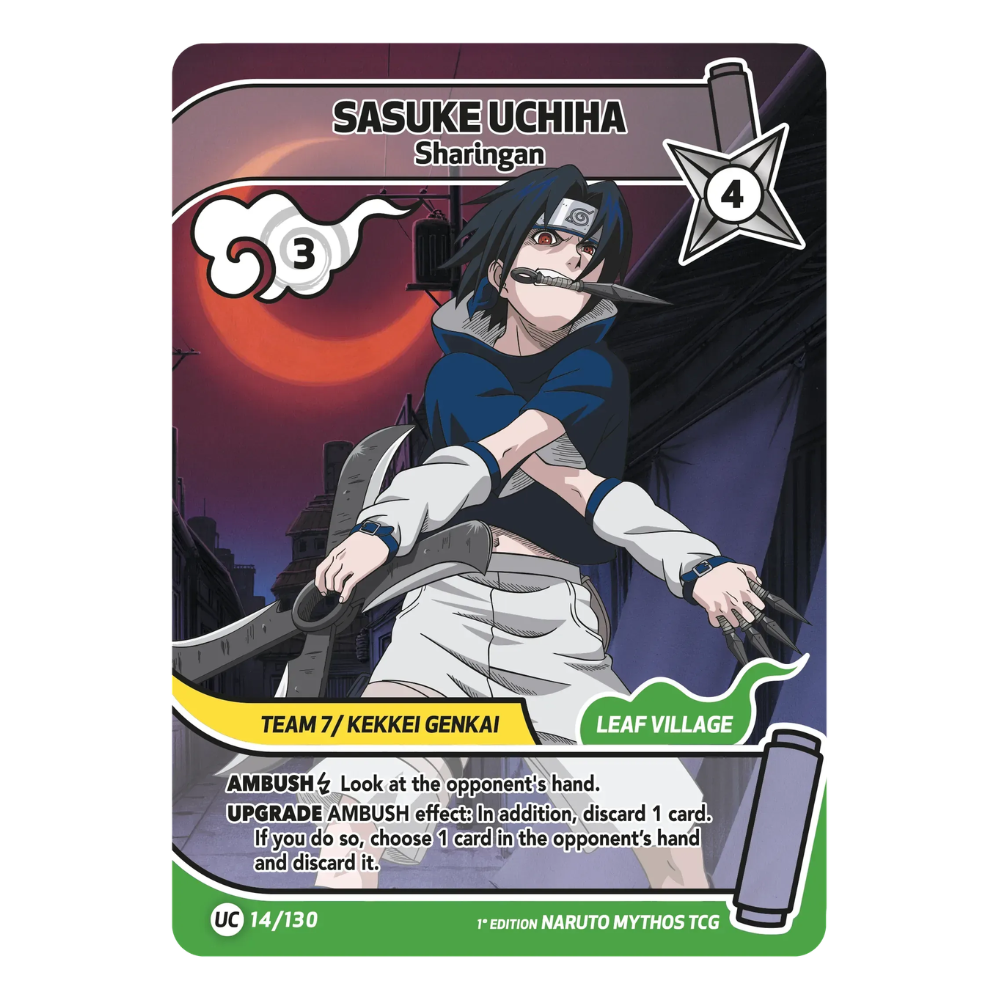 sasuke card sleeves Sasuke Uchiha 14/130 UC (2nd)