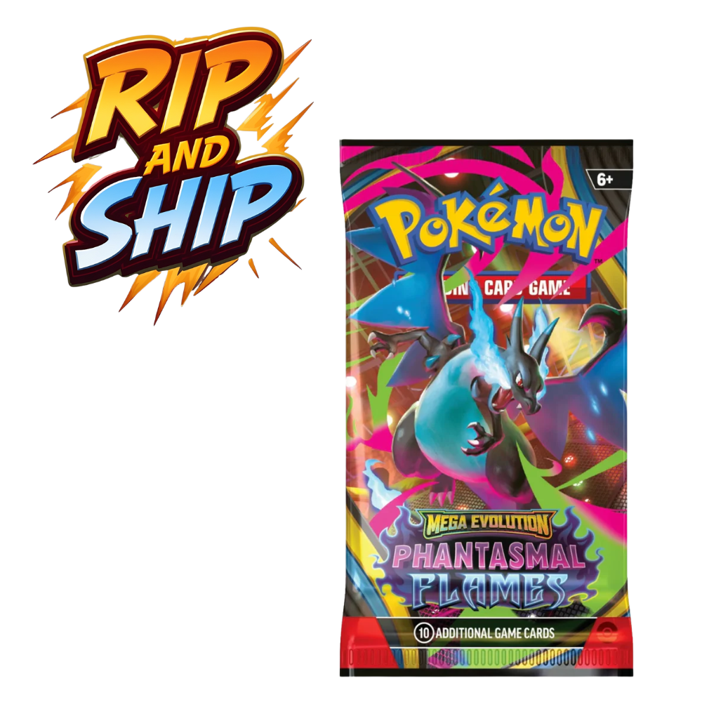 Pokemon Phantasmal Flames Booster Pack (ENG) – RIP & SHIP (Opened