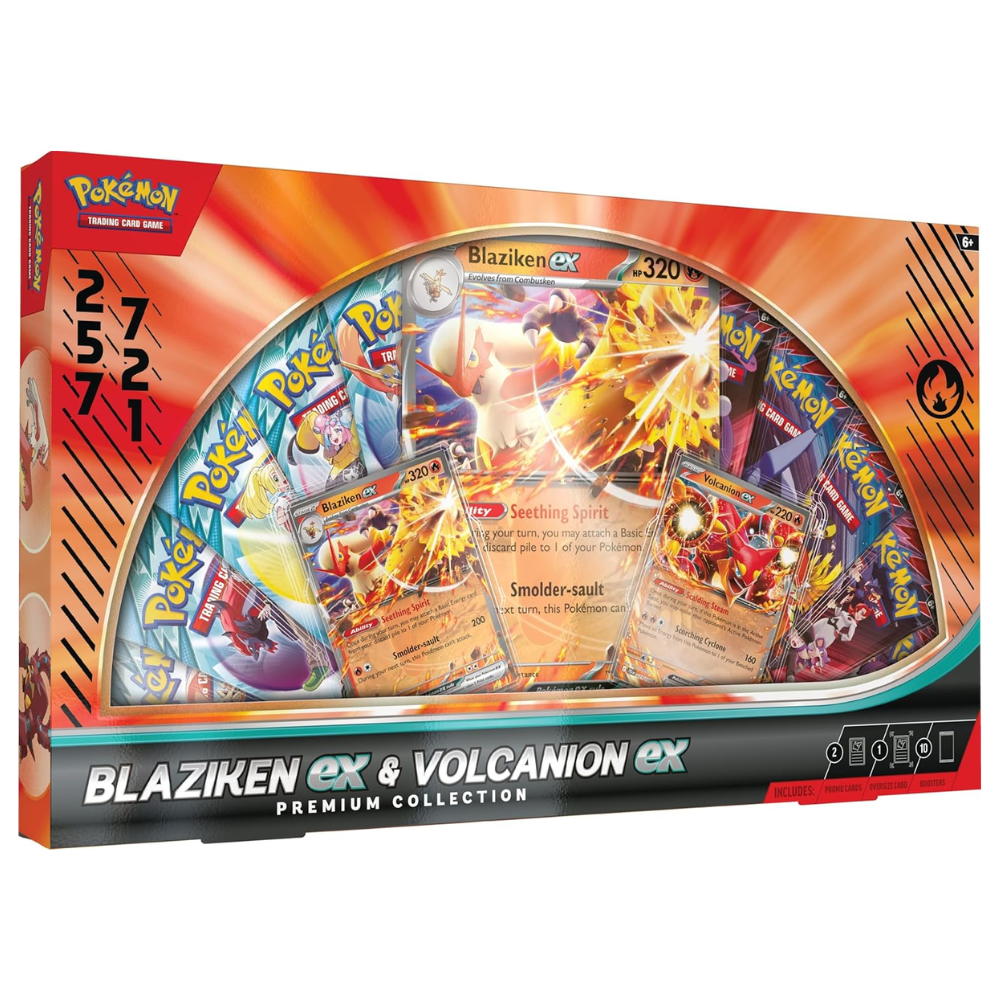 Pokemon Scarlet & Violet: Blaziken ex & Volcanion ex Premium C
