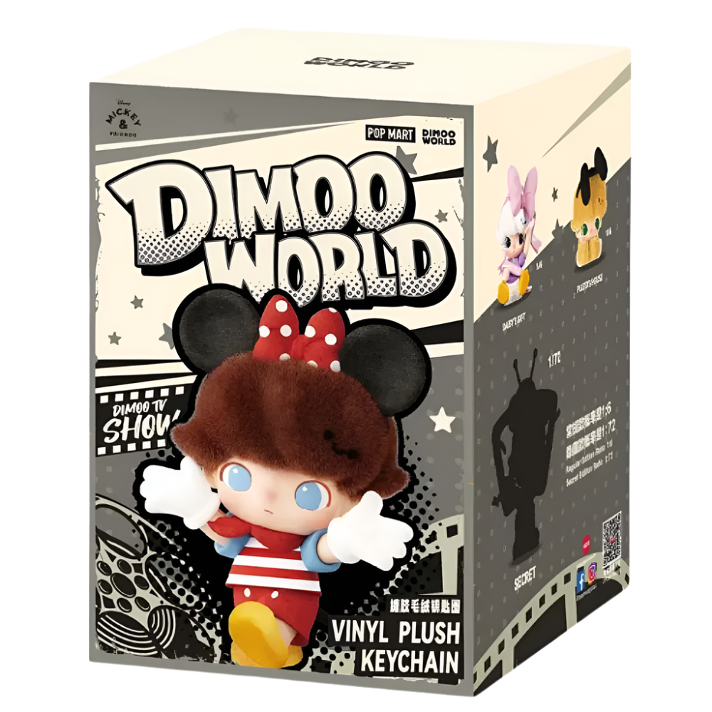 ポップマート　DIMOO WORLD VINYL PLUSH KEYCHAIN POP MART Dimoo World X Disney Series Vinyl Plush Keychain