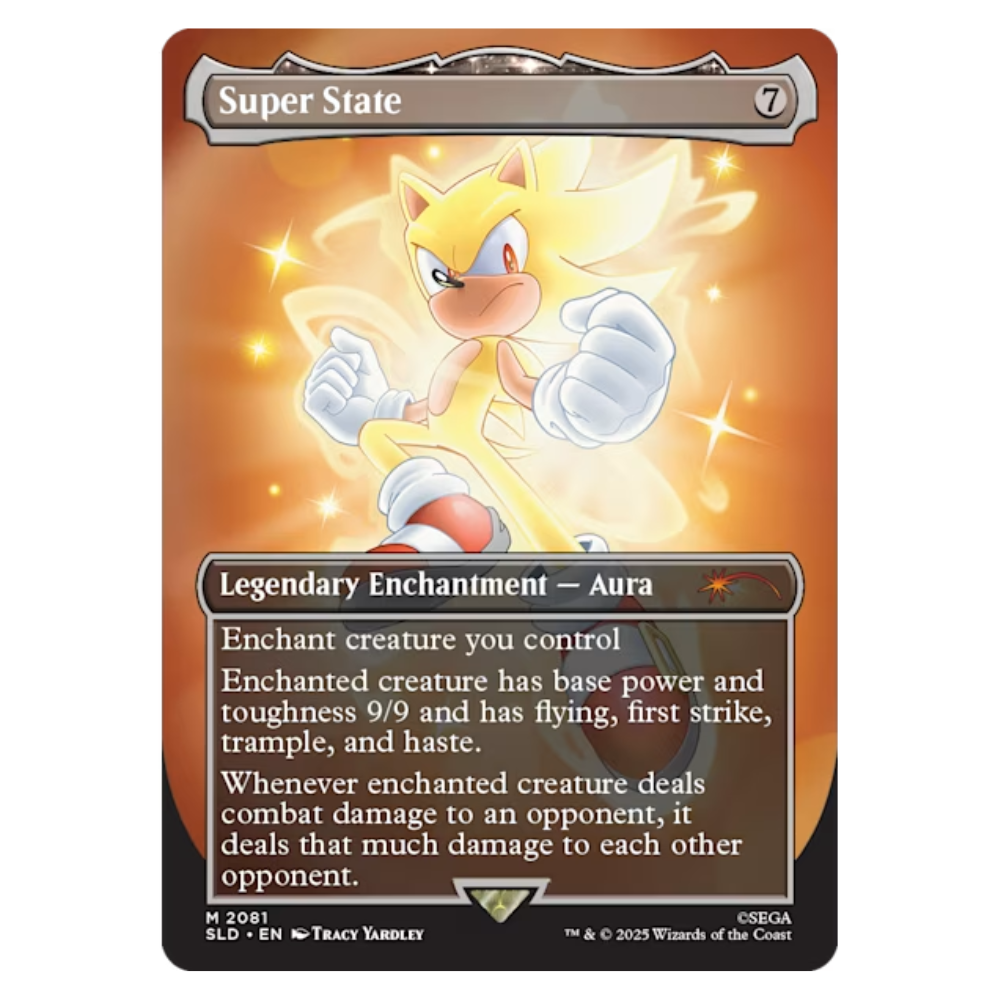 Magic The Gathering: Secret Lair x Sonic Friends & Foes (7 Cards)