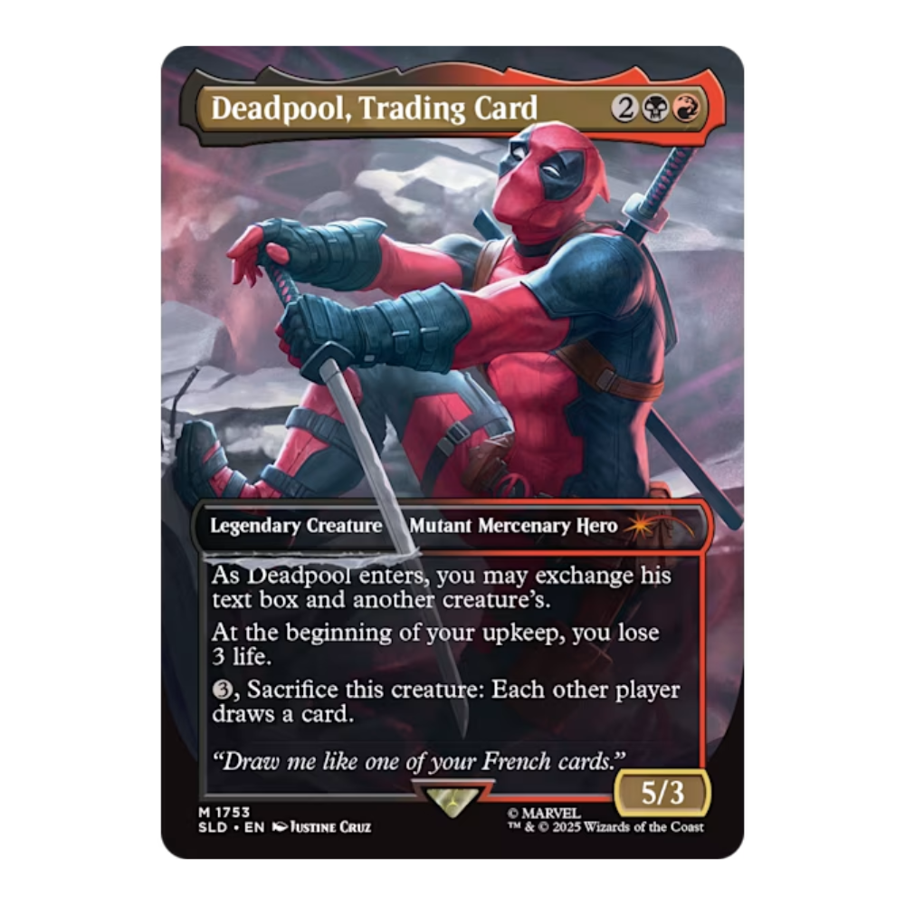 Magic The Gathering: Secret Lair x Marvel's Deadpool Non-foil (5 Cards