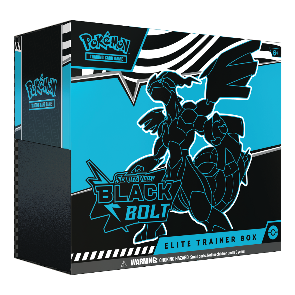 [英語版]ポケモンカード BLACK BOLT エリートトレーナーボックス Pokémon Scarlet & Violet: Black Bolt Elite Trainer Box (ETB) (9 Pa