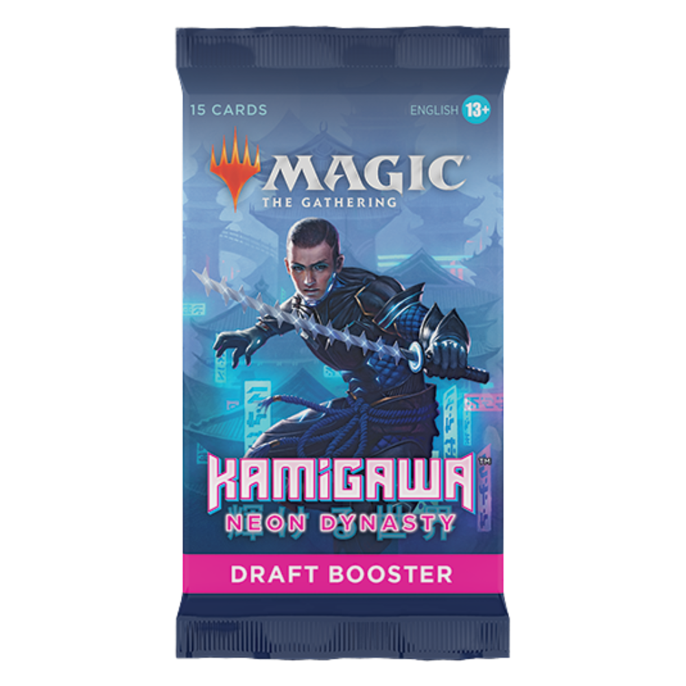 Magic The Gathering: Kamigawa Neon Dynasty Draft Booster Pack (15 Card