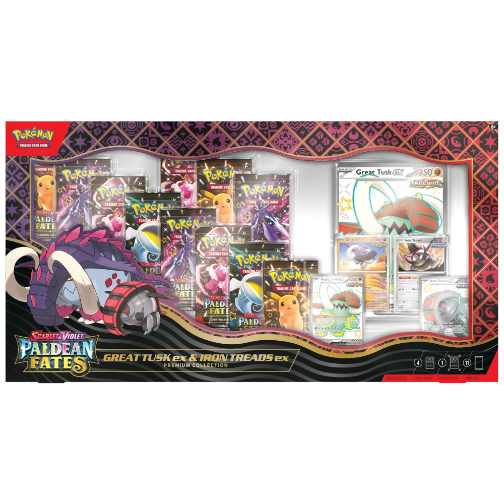 Pokémon Scarlet & Violet: Paldean Fates Great Tusk ex & Iron T