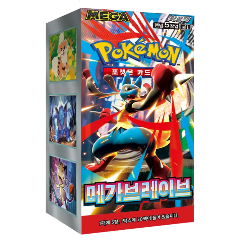 tcgplayer time spiral remastered booster box Pokémon MEGA: Mega Brave (Lucario ex) Booster Box (30 Packs) (KOR)
