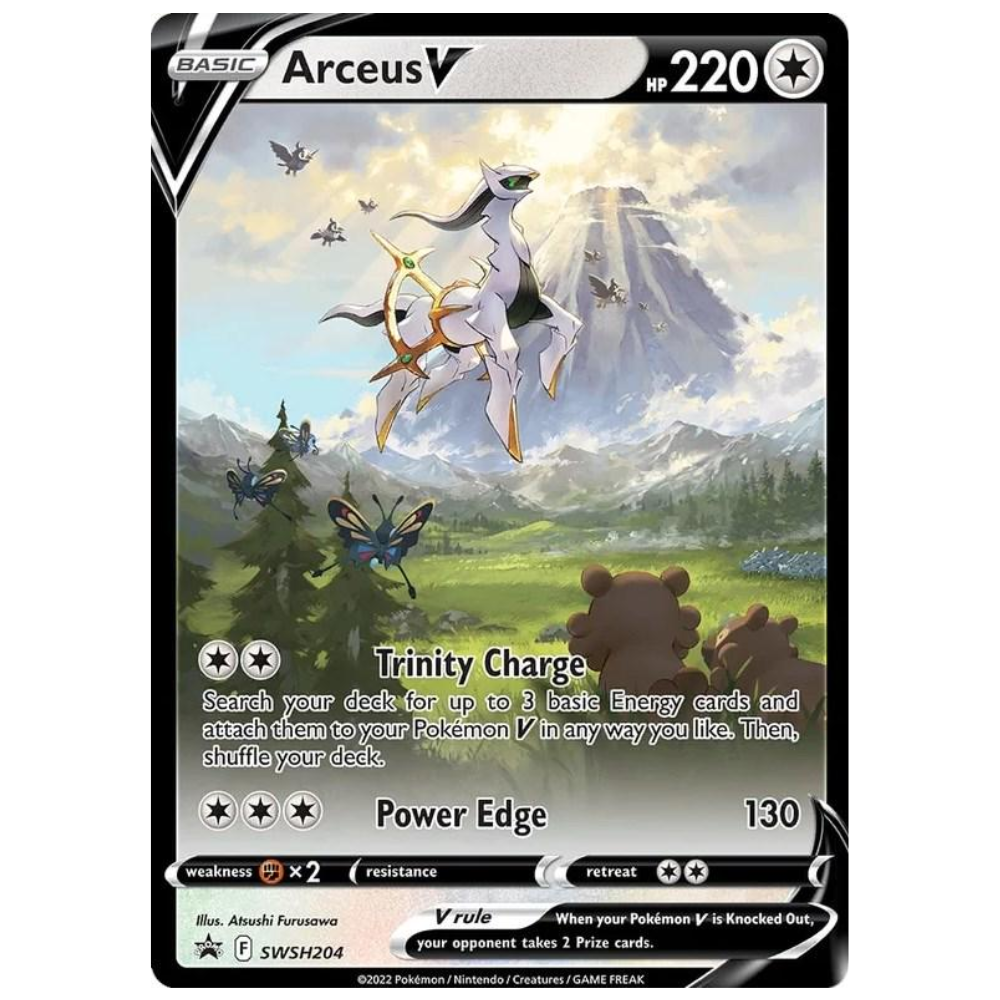 arceus v pokemon card Arceus V SWSH204 Promo