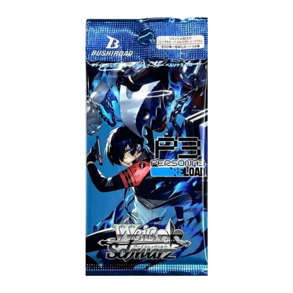 weiss schwarz premium booster persona 3 reload box Weiss Schwarz Persona 3 Reload Premium Booster Pack (4 Cards) (ENG)