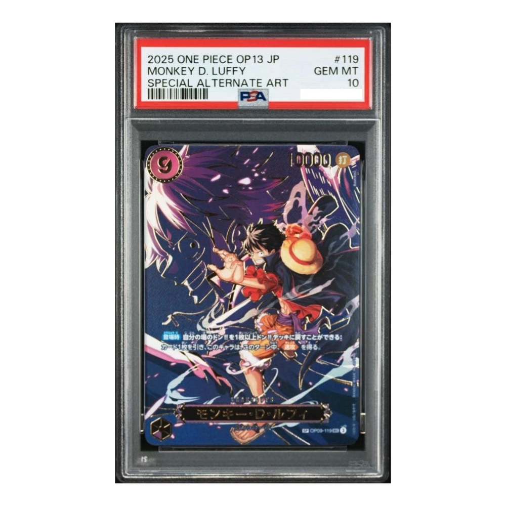PSA 10 Monkey.D.Luffy SP OP09-119 SEC (JP)