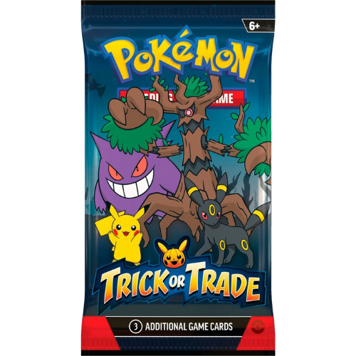 pokemon tcg booster pack halloween Pokemon Trick or Trade 2024 (Halloween) BOOster Pack (3 Cards)