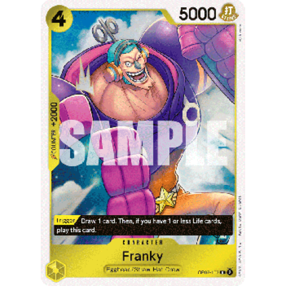ヴァイスシュヴァルツ franky Franky OP07-107 R - One Piece Card