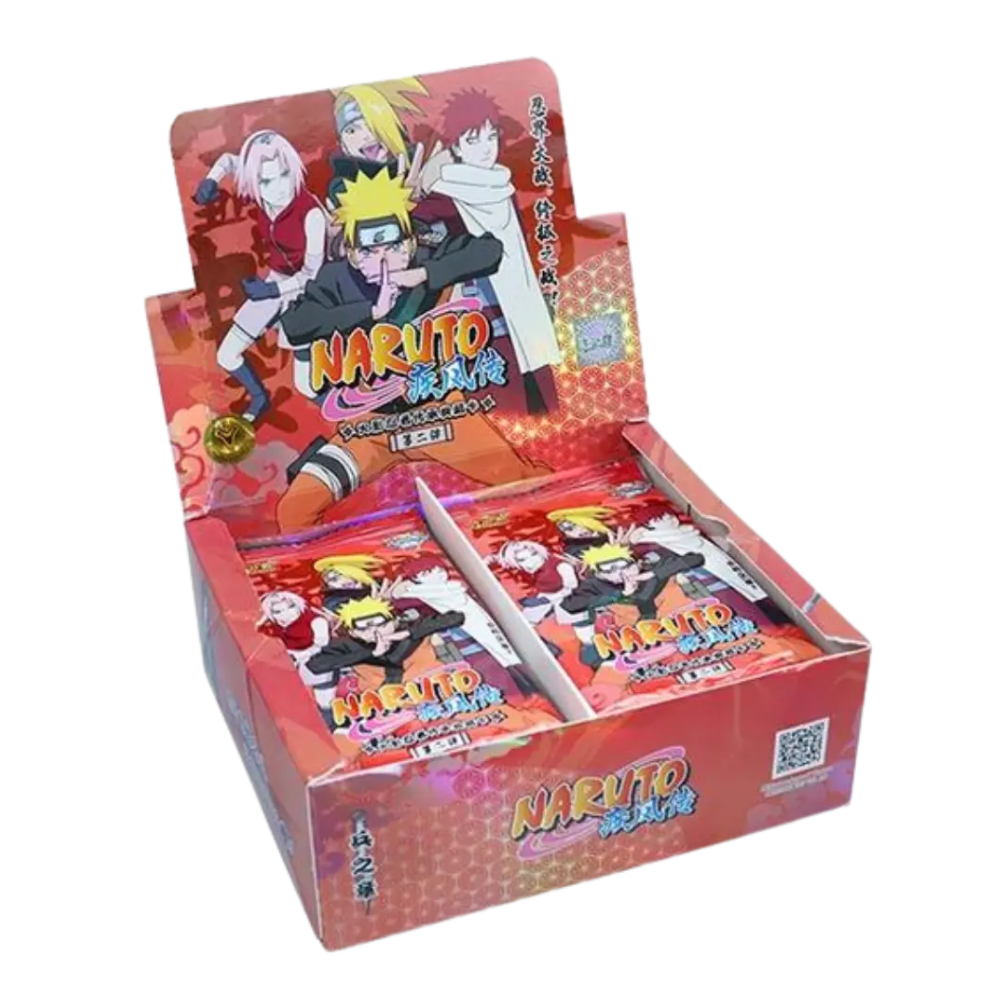 Naruto Kayou EX2 Wave 2 Kakashi Booster Packs - 10 Packs (50 Cards Total)