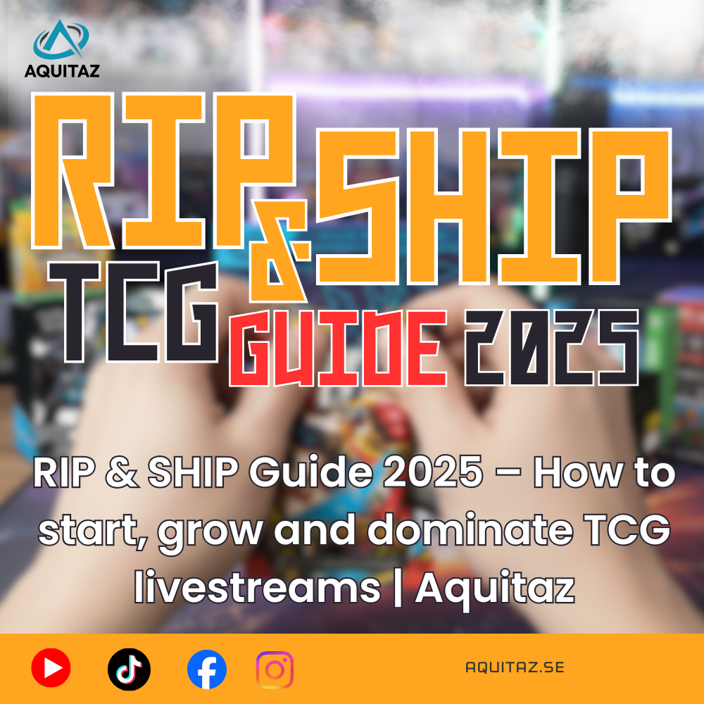 RIP & SHIP för Pokémon & TCG – Så bygger du TikTok Streams