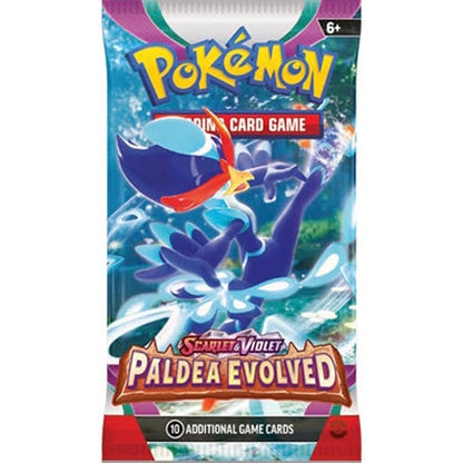 Pokémon Scarlet & Violet: Paldea Evolved Booster Pack (10 Kort)