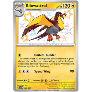 Kilowattrel PAF 146/091 - Pokémonkort