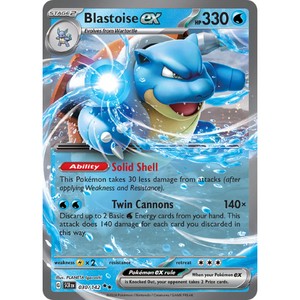 Blastoise EX SCR 030/142 - Pokémonkort